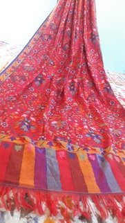Ruheel Sheikh; Handcrafted Pashmina Shawl, 2020, Original Wearable Art, 40 x 80 inches. Artwork description: 241 Handcrafted kashmir s pashmina shawls for more details and for wholesale enquiries please contact or whatsapp on +91788963l399...