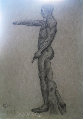 Paul Anton; Sketch 02, 2012, Original Drawing Pencil, 42 x 59 cm. Artwork description: 241    Sketch I made as a student.   ...