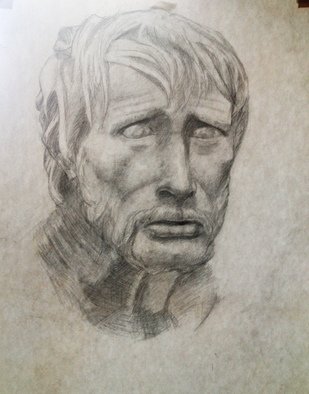 Paul Anton; Sketch 03, 2012, Original Drawing Pencil, 42 x 59 cm. Artwork description: 241     Sketch I made as a student.    ...