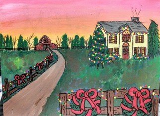 Ceejay Farve; Summer In The South, 2021, Original Painting Acrylic, 9 x 12 inches. Artwork description: 241 9x12 canvas panel Christmas in the south ...