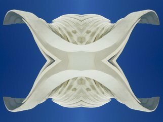 Peter C. Brandt; Managua Bandshell 1, 2010, Original Photography Other, 36 x 24 inches. Artwork description: 241 blue and white, abstract, architectural, digital, photography, Managua, Nicaragua, (c)2012PeterC. Brandt   ...