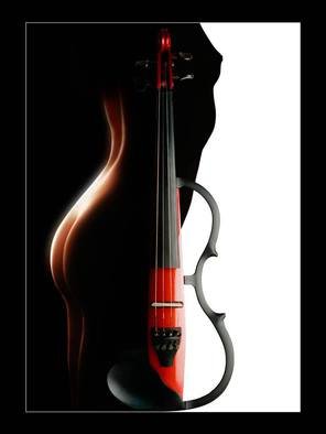 Gencho Petkov; Red Violin , 1999, Original Photography Color, 28 x 42 cm. Artwork description: 241 I personally hand- sign and numbered each photograph.             ...