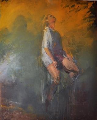 Petros Karystinos; Non Finito, 2010, Original Painting Oil, 120 x 150 cm. 