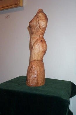 Phil Parkes; Grace        Cherry, 2003, Original Sculpture Wood, 5 x 14 inches. 