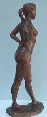Phil Parkes; Spring Dancer, 2001, Original Sculpture Bronze, 6 x 19 inches. Artwork description: 241 Spring dancer captures the energy of the dancer in amomentary pause, this lively study portrays in its art an artist at work...