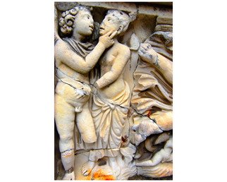 Marilyn Nosewicz; Sonnaberg Garden Frieze A..., 2010, Original Photography Color, 13 x 19 inches. Artwork description: 241      Part of Angel frieze Ask about different sizes. Email me at photoartsimage@ aol. com. Thank you    ...