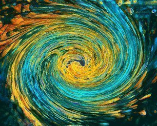C. A. Hoffman, 'Wormhole Van Gogh', 2010, original Mixed Media, 10 x 8  inches. Artwork description: 6267  This is an original photo that has been digitally- painted to create an original work of art.                                                             ...