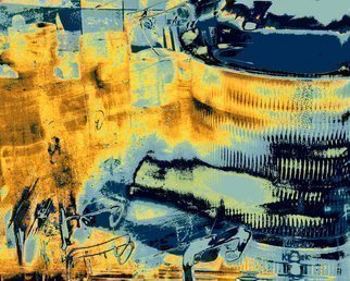 C. A. Hoffman, 'Yellow Parallel Lives', 2010, original Digital Art, 10 x 8  inches. Artwork description: 7059  This is an original photo that has been digitally- painted to create an original work of art.                         ...