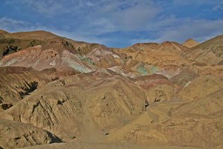 Sheryl Chapman; Artist Palette , 2011, Original Digital Art, 14 x 11 inches. Artwork description: 241 death valley, californianational park, mountain, cliff, colors, nature, desert, ...