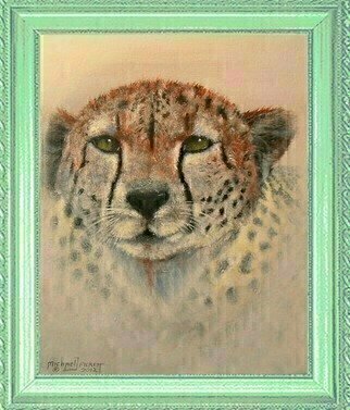 Michael Pickett, 'Cheetah', 2012, original Painting Acrylic, 11 x 14  x 0.5 inches. Artwork description: 2703  You can learn how to paint this painting at www. pickettonline. com - Click Enter then on the top left click on the you- tube link.     ...