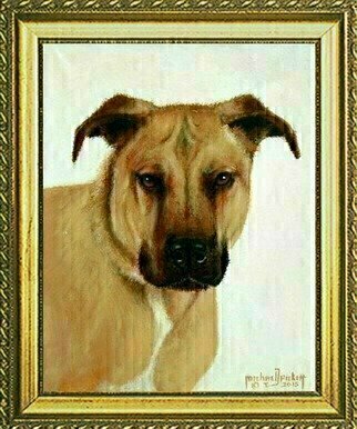 Michael Pickett, 'Commissioned Pet Portrait', 2015, original Painting Acrylic, 11 x 14  x 0.5 inches. Artwork description: 2307   This is a Commissioned portrait of a dog.    ...