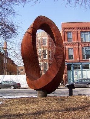 Plamen Yordanov, 'Double Mobius Strip  ', 2005, original Sculpture Steel, 5 x 13  x 4 inches. Artwork description: 1911  Sculpture - Welded Steel...