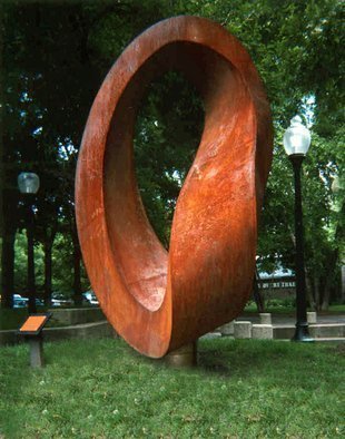 Plamen Yordanov; Infinity, 2002, Original Sculpture Other, 60 x 150 feet. Artwork description: 241 materials steel, heavy patinaInfinity Mobius Strip refers to several distinct concepts, linked to the idea of without end which arise in philosophy, mathematics, and theology. The sculpture is based on the Mobius strip, which is a surface with only one side and only one boundary component. ...