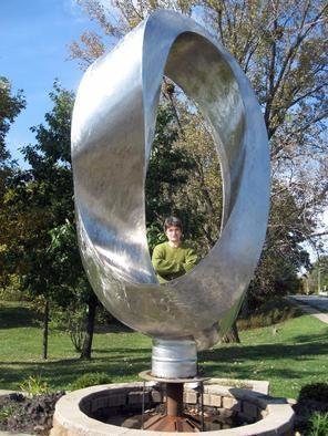 Plamen Yordanov; Double Mobius Strip, 2017, Original Sculpture Other, 17 x 6 feet. 