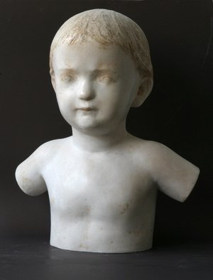 Penko Platikanov; Portrait Of Child , 2010, Original Sculpture Other, 13 x 15 inches. 