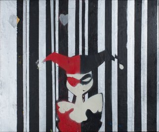 Polina Kolesnik; Harley Quinn 1, 2018, Original Painting Acrylic, 19.7 x 23.6 inches. Artwork description: 241 Harley Quinn is one of my favorite superheroes. She s strong and sexy, killing everybody with a smile on her nice face. ...