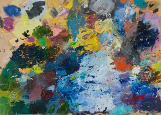 Polina Kolesnik; Palette, 2018, Original Painting Oil, 19.7 x 27.6 inches. Artwork description: 241 Its my palette. Or yours. Palette of your life just filled with my colours. ...