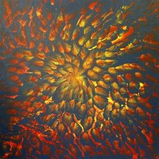 Tom Curtis; Saint Elmos, 2006, Original Painting Acrylic, 36 x 36 inches. Artwork description: 241 This painting reflects my interest in science and physics, especially the properties of charged particles in space....