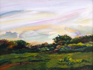 Richard Knox; Old Masters Field, 2007, Original Painting Acrylic, 24 x 18 inches. Artwork description: 241  A field that seems to have had the same appearance for centuries, with the # 1 sky that has partnered with it for as long.   ...