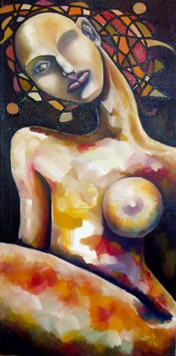 Patrick Sean Kelley; Can You See Me, 2008, Original Painting Oil, 10 x 24 inches. Artwork description: 241  The painting is the start of a new series that extends my work into yet another direction.  ...