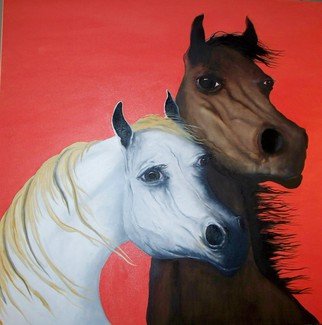 Patrick Trotter; Horse Lovers, 2012, Original Painting Oil, 36 x 36 inches. Artwork description: 241 oil painting by patrick trotter ...