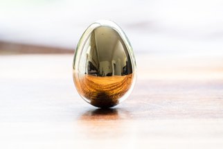 Rakha Singh; Solid Brass Egg, 2019, Original Metalsmith, 48 x 65 inches. Artwork description: 241 Solid Brass Egg Hand Made in England...