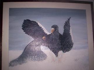 Ramona Marquez Ramraj; Birds, 2000, Original Painting Acrylic, 16 x 20 inches. 