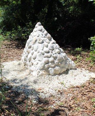 Randy Cousins; Prow, 2014, Original Sculpture Mixed, 38 x 30 inches. Artwork description: 241  Cement, reef limestone ( no coral was harmed) , wire, trash. ...