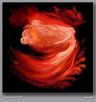 Freydoon Rassouli; Queen Of Flow, 2012, Original Giclee Reproduction, 30 x 30 inches. Artwork description: 241  Abstract paintings, spiritual art by Rassouli at Avatar Fine Arts.  This is agallery to view and buy sensual art, mystical paintings and spiritual art of Rassouli.  Also a Fusionart galleryto buy abstract art, landscape paintings, fantasy art, figurativepaintings and surrealistic artworks by Fusionartist Rassouli ...