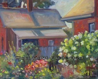 Ron Anderson, 'English Garden In German ...', 2006, original Painting Oil, 20 x 16  x 1 inches. Artwork description: 1911  Original oil painting by artist Ron Anderson. Painting entitled English Garden in German Village. Painted en plein air in German Village in Columbus, Ohio. Painting is priced and sold unframed. Buyer is responsible for all shipping fees, insurance costs and any applicable sales tax and duties. Artist ...