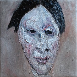 Raul Tripa; Head 1, 2009, Original Painting Oil, 40 x 40 cm. Artwork description: 241  expressionist paintingoil on canvas  ...