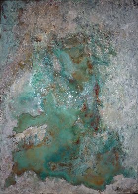 Raffaella Bruzzi; Acqua Marina, 2016, Original Mixed Media, 70 x 50 cm. Artwork description: 241 Original Painting, Abstract Painting...