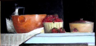 Gerald Wolfert; Copper Bowl, 2012, Original Painting Oil, 24 x 12 inches. Artwork description: 241  still life  ...
