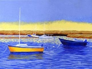 Renee Rutana, 'Boat Meadow Beach', 2004, original Painting Acrylic, 14 x 11  x 1 inches. Artwork description: 1911 This was a scene I painted from Cape Cod. It is painted on gallery wrap canvas and the painting continues on all the sides....