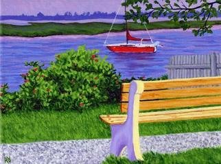 Renee Rutana, 'Point Of View', 2005, original Painting Acrylic, 12 x 9  inches. Artwork description: 1911 This is another Cape Cod scene. The boat seemed as though it was quietly waiting for someone....