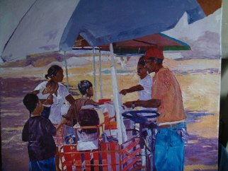 Reynaldo Gatmaitan; The Vendors, 2011, Original Painting Oil, 24 x 30 inches. 