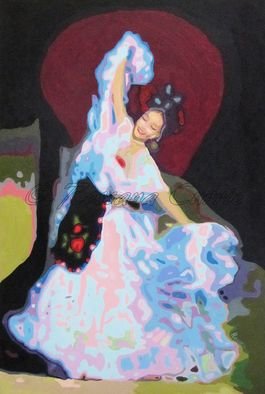 Rossana Currie; La Bamba, 2011, Original Painting Oil, 24 x 36 inches. Artwork description: 241  Dance is a natural art reflexion of our culture and soul. . . very inspiring! ...