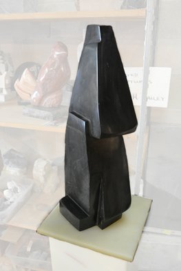 Richard Bailey; The Nun, 1973, Original Sculpture Stone, 6 x 24 inches. Artwork description: 241 This as all my sculptures are done from the heart. ...