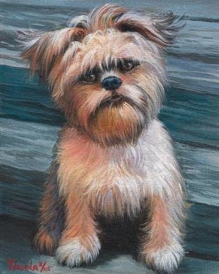 Rhonda Watson; Little Brussels Griffon, 2005, Original Painting Acrylic, 8 x 10 inches. Artwork description: 241 His eyes and stance are as cute as a whip and hes sure to steal your heart at first glance...