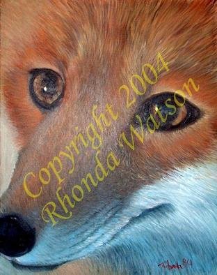 Rhonda Watson; Sly Fox, 2004, Original Painting Acrylic, 16 x 20 inches. Artwork description: 241 This cunning and beautiful fox is painted on stretched canvas and is unframed.You will be amazed by the realism of the eyes and fur! This is a fabulous painting!...