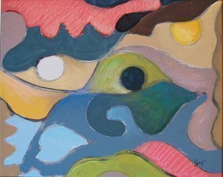 Rick Borgia; Seasonal Interplay, 2014, Original Painting Acrylic, 20 x 16 inches. Artwork description: 241 hill and dale glen and furrow shape the land of color...