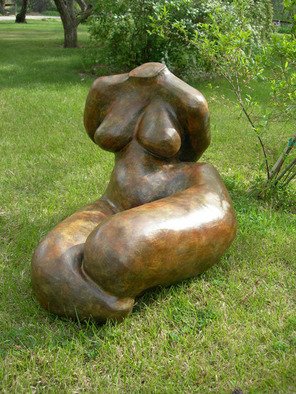 Mavis Mcclure; Untitled Torso, 2007, Original Sculpture Bronze,  28 inches. 