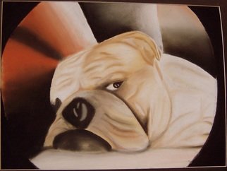 Ronny Nunez; Dog, 2007, Original Pastel, 18 x 24 inches. 