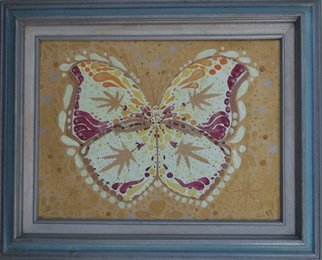 Cathy Dobson; Psychedelic Butterfly, 2013, Original Painting Oil, 16 x 12 inches. Artwork description: 241 Original Illuminous Oil Paintingfrom The Butterflies and Unicorns Collection. ...