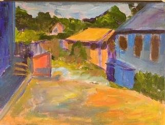 Roz Zinns, 'Bodega Alley', 2004, original Painting Acrylic, 16 x 12  x 1 inches. Artwork description: 3891 A gem of a painting.  A colorful rendition of a mondane setting. ...