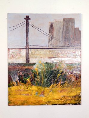Roz Zinns; Cityscape, 2015, Original Painting Acrylic, 24 x 30 inches. Artwork description: 241   Based on photo of New York City        ...