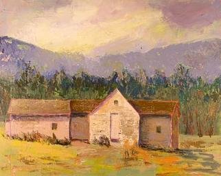 Roz Zinns, 'High Country Church', 2006, original Painting Acrylic, 30 x 24  x 2 inches. Artwork description: 3891 An old church in the mountains of Colorado.  Looks deserted, but still in use....
