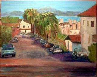 Roz Zinns, 'Richaradson Street   Martinez', 2004, original Painting Acrylic, 20 x 16  x 1 inches. Artwork description: 4287 Martinez, CA - overlooking Carquinez Strait. ...