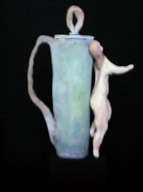 Raquel Soaz; Untitled, 2002, Original Ceramics Handbuilt, 4 x 9 inches. 