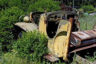 Ralph Andrea; Old Truck, 2005, Original Photography Color, 24 x 16 inches. Artwork description: 241 California, USA.An old truck is gradually being reclaimed by nature.Digital Photograph - Light Jet Print on Fujifilm Crystal Archive Paper...